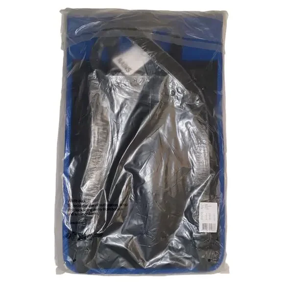 NWT Rains Backpack Blue Waves Adjustable Straps Zippered Pockets Unisex - Picture 6 of 7